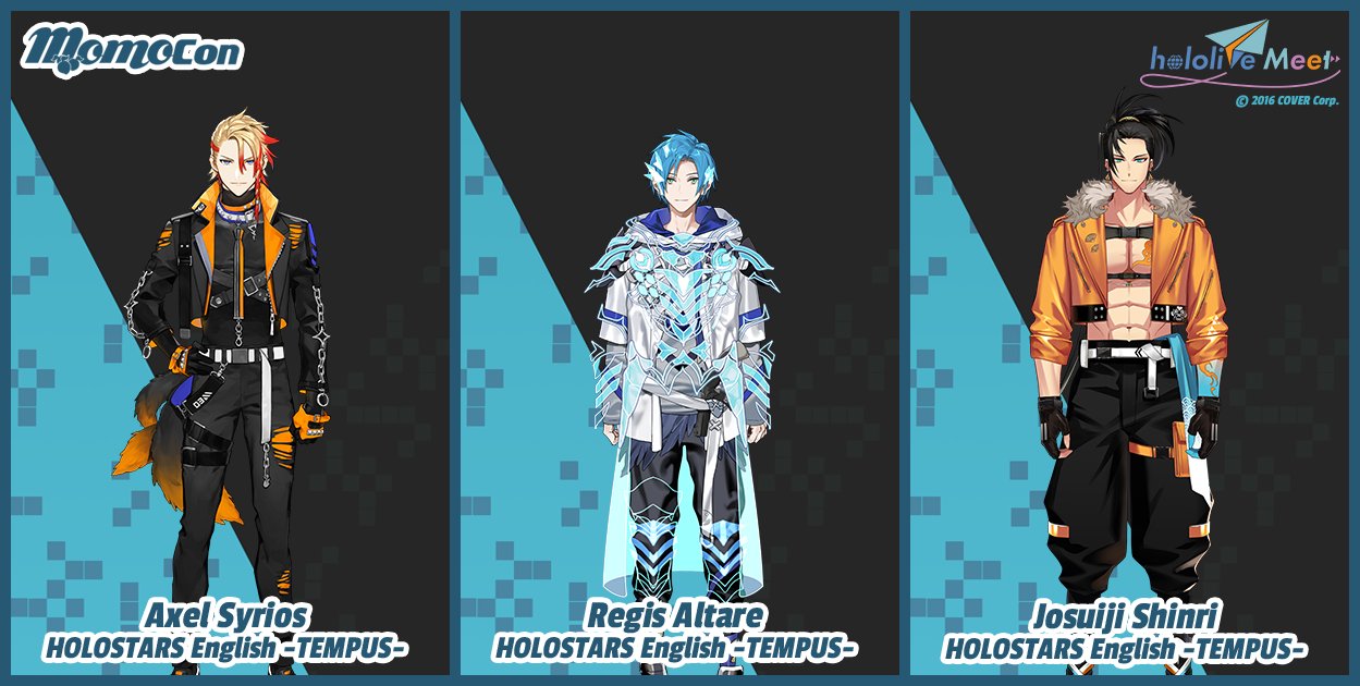 Axel, Altare, and Shinri at MomoCon 2023