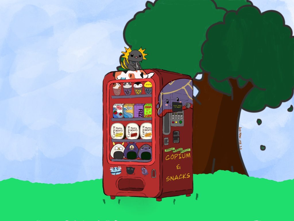 Copium & Snacks Vending Machine